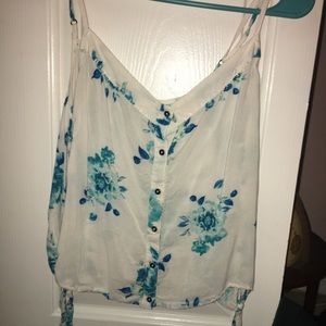cute floral tank top